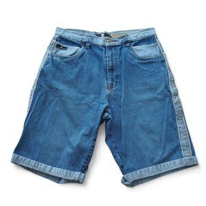 Urban Edge Vintage 90s Y2K Streetwear Denim Shorts Men's 38